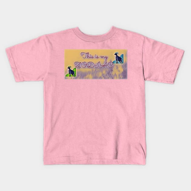 zodiaC Kids T-Shirt by hihiMor